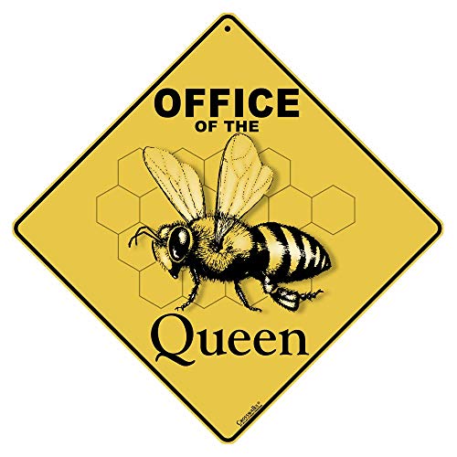 CROSSWALKS Office of Queen Crossing 12" X 12" Aluminum Sign (X207)