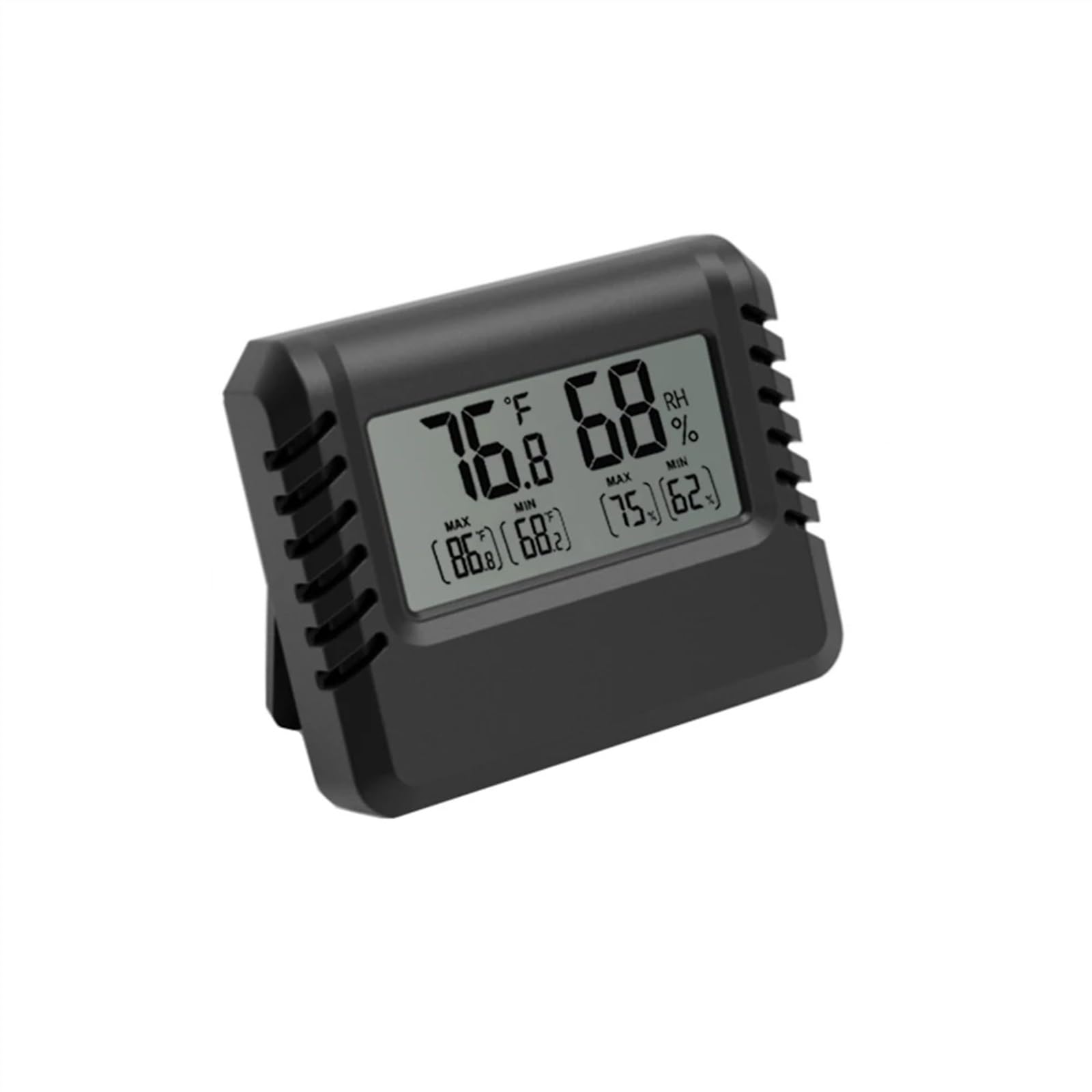 Termómetro Digital higrómetro for Interiores y Exteriores, medidor de Temperatura Humedad en °C/°F, Pantalla LCD Sensor(Blanc)