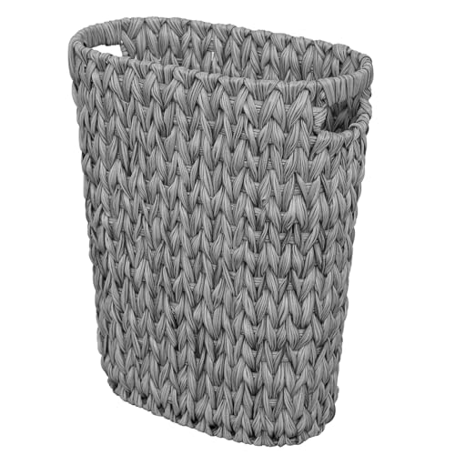 Coeusy 5 Gallon Wicker Trash Can,Wicker Bathroom...