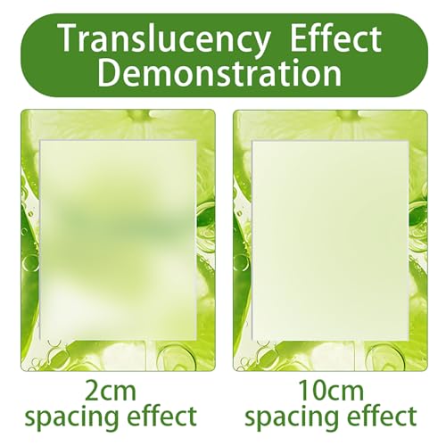 Image of Lesnlok 18 x 24 White Translucent Acrylic Sheet 1 /8 inch Thick 3mm Sone Side Matte Plexiglass Sheet,Transmittance73%, for Decoration, Lighting Fixtures (2, Matte Translucent White, 18 x 24 x 1 /8)
