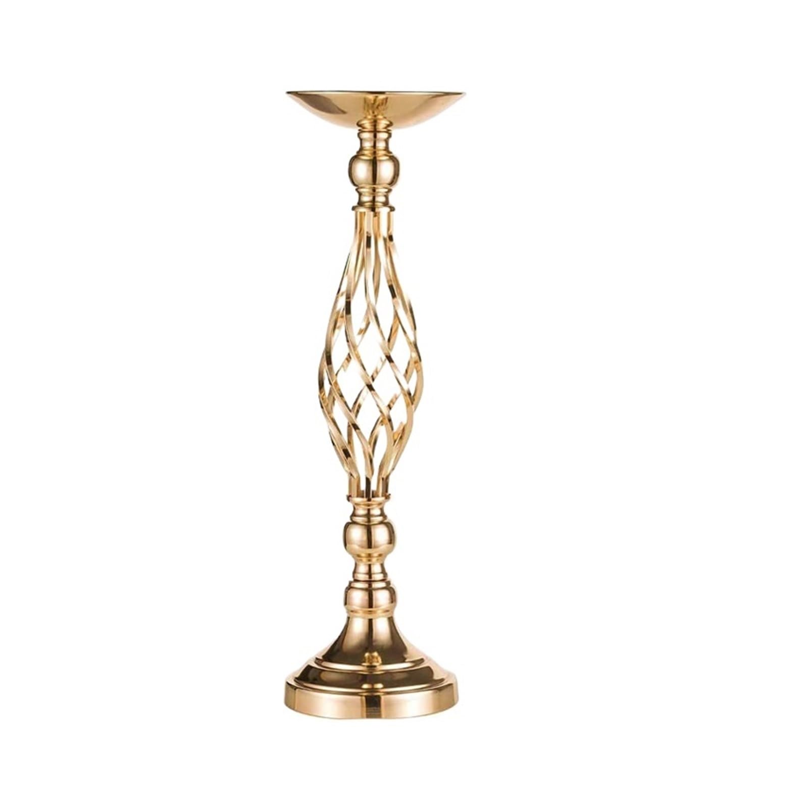 Vase Elegant Metal Vase, Table Centerpiece, Suitable For Wedding Party Home Birthday Decoration(Gold 52cm)