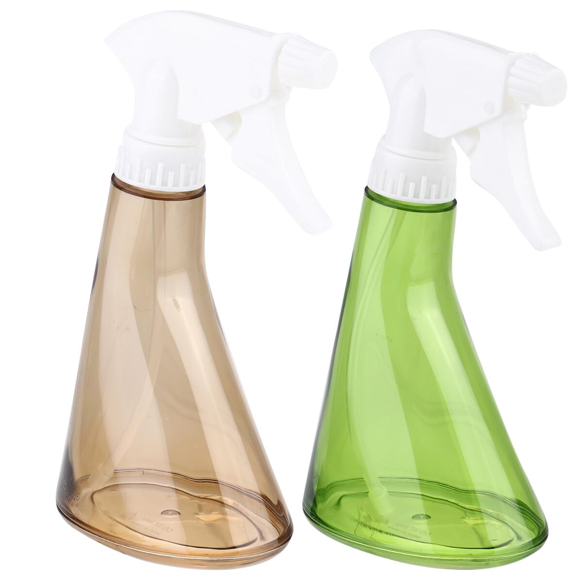 Bouteille Spray Plastique Transparent Gadpiparty Lot de 2 Vaporisateurs Marron et Vert