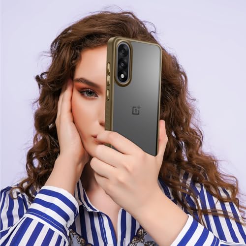 Image of KARWAN️ Shockproof Back Case Cover for Oneplus Nord 5 | Camera Protection Bump |Shockproof Back Case Cover for Oneplus Nord 5 - Brown