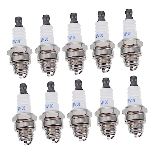 Bougies d'allumage pour tondeuse à gazon Toyvian (lot de 10 pièces) pour moteur de jardin