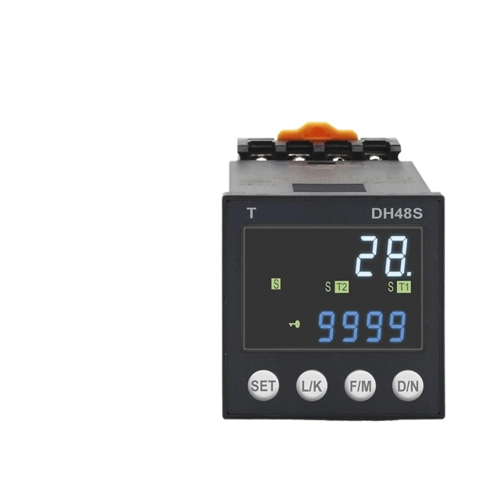 DH48S Relè temporizzato di ritardo digitale programmabile DH48S-A 1Z 2Z 2ZH serie AC220V AC DC 24V 12V con base presa(DH48S-2ZH AC110V)