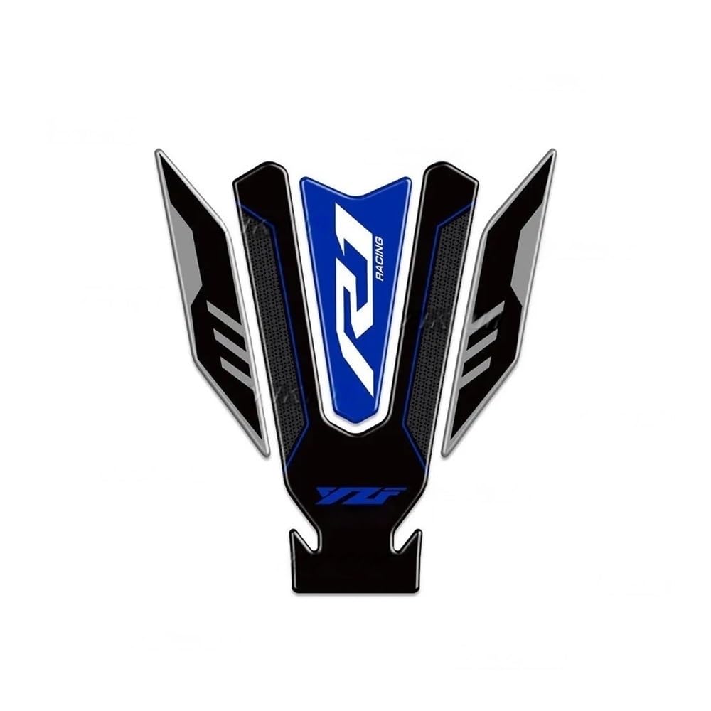 Motorbike Tank Pad Sticker Motorcycle Fuel Tank Pad Stickers Tank Protector Decals for YZF R1 R1M YZFR1 2015-2023 Tank Sticker Tank Pad Decal