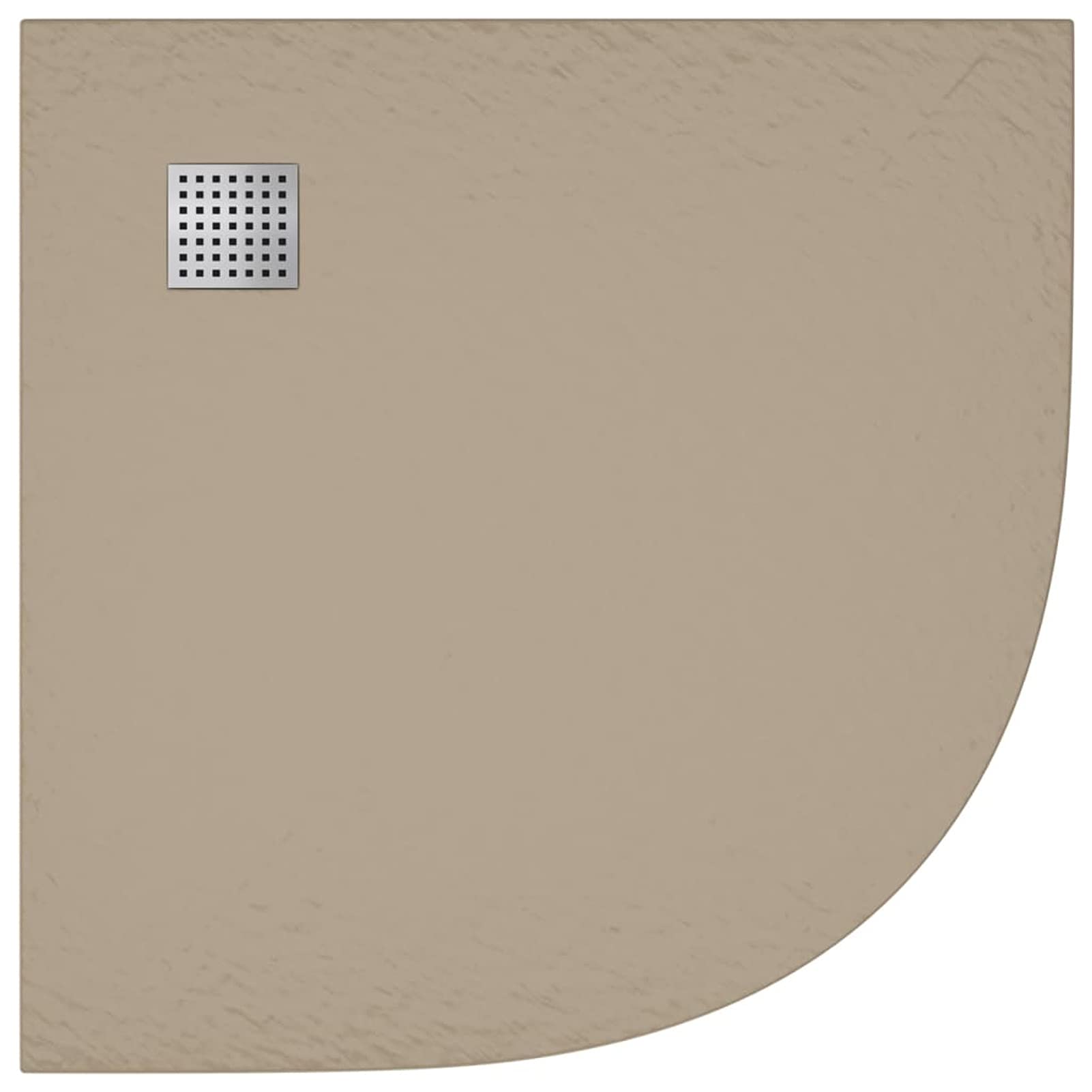 LAPOOH Brodzik pod prysznic SMC brązowy 90x90 cm, brodzik pod prysznic, brodzik pod prysznic umywalka łazienka toaleta-148929