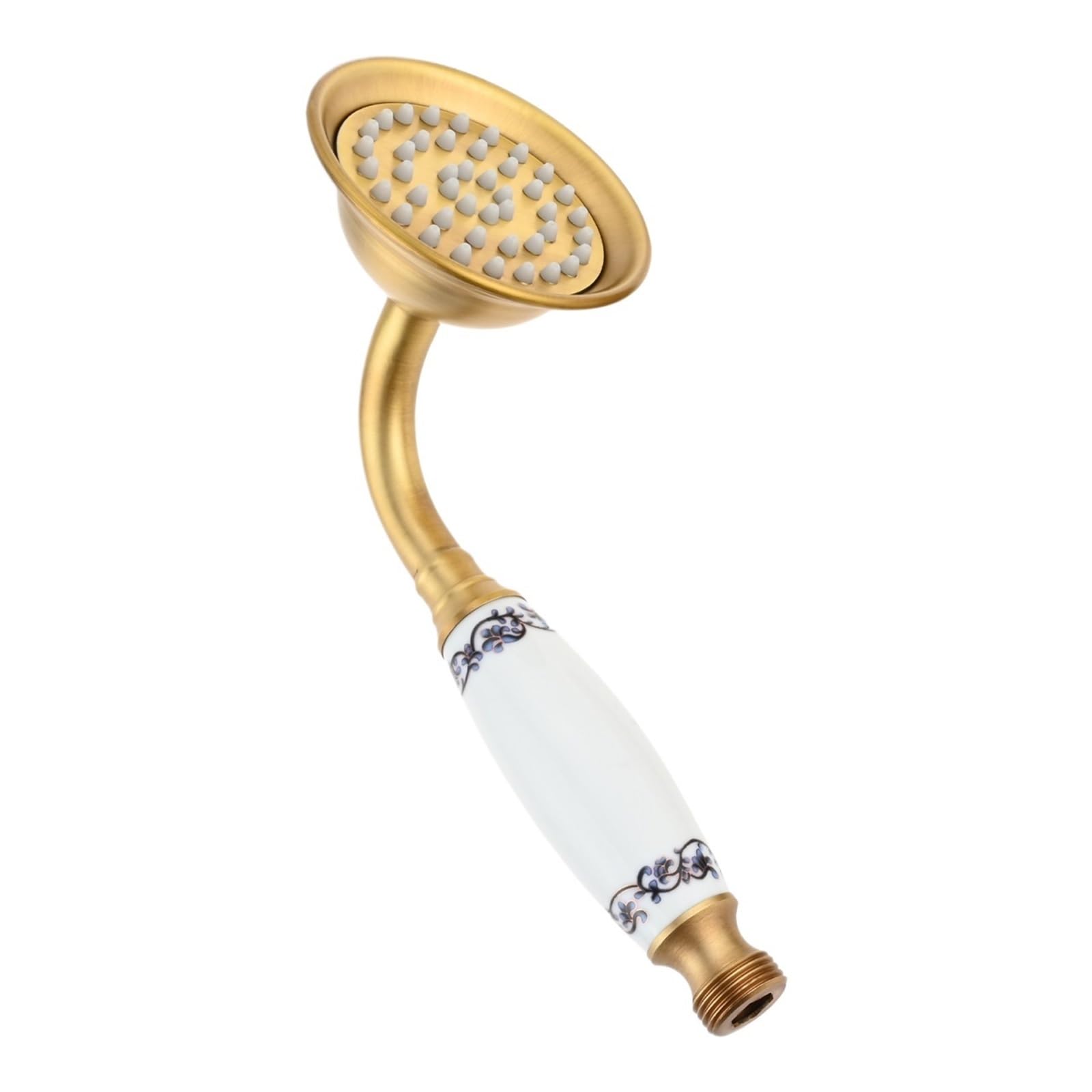 Vintage Shower Head Brass Antique Telephone Shower Head Wall Mounted