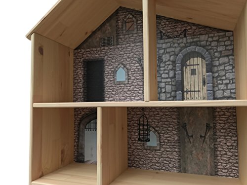 Ritterburg Aufkleber | PHF04 | passend für das Puppenhaus FLISAT von IKEA (Puppenhaus nicht inklusive) | STIKKIPIX – Bild 7