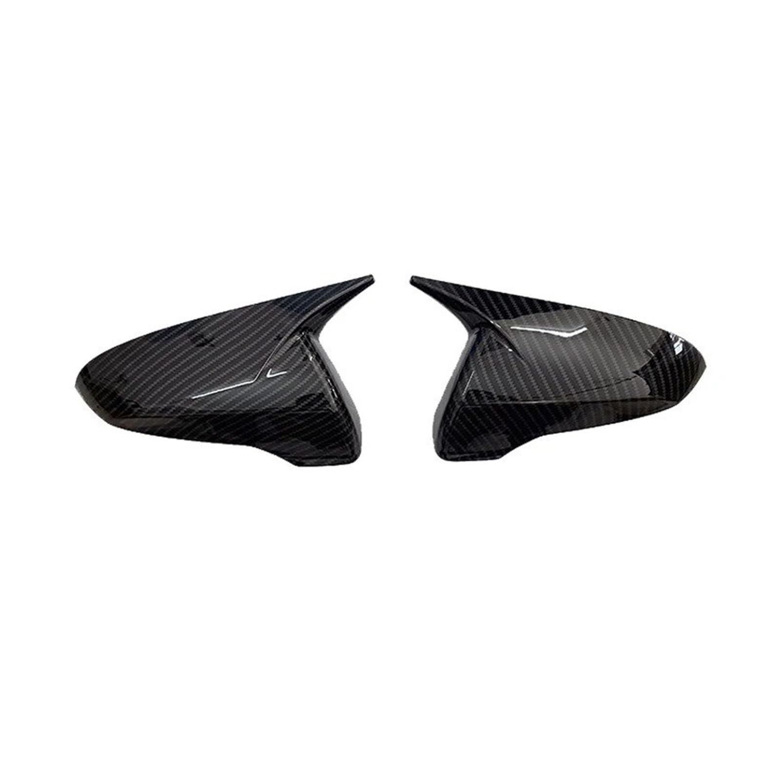 Rearview Mirror Cover Cap for Hyundai for Veloster 2018-2023 Rearview Side Mirror Cover Sticker Wing Cap Exterior Door Case Trim(Carbon Look)