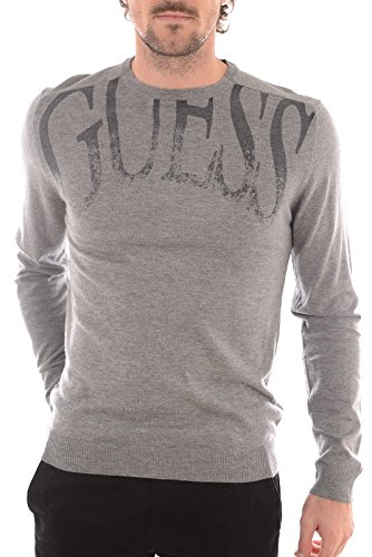 Pullover col rond Guess homme idéal pour un look élégant et décontracté en soirée d'automne