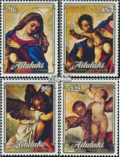 Prophila Collection Aitutaki 1989 Weihnachten Briefmarken