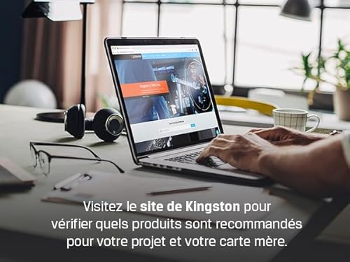 Kingston ValueRAM 16GB 6400MT/s DDR5 Non-ECC CL52 CSODIMM 1Rx8 Mémoire d’ordinateur portable - KVR64V52BS8-16