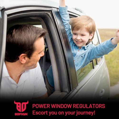 Image of BDFHYK 748-618 Power Window Regulator with Motor Rear Right Compatible with Escape 2001-2007, Compatible with Mercury Mariner 2005-2007