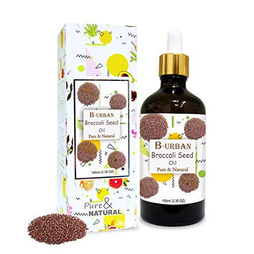 Image of B-Urban Broccoli Seed Oil 100 ml (3.38 fl oz) - Lightweight Botanical Oil for Haircare, Serums & DIY Formulations