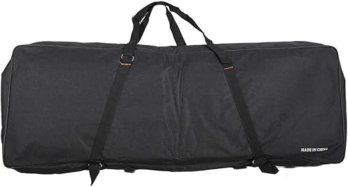Shanyaid Gute QualitA t Tragbare Durable 600D Tuch Tastatur E-Piano Orgel Gig Bag Weicher Fall 46 4   16 5  Schaum AufgefA llter DoppelreiAYverschluss FA r 73-Key 76-Key i  Farbe  Schwarzi  