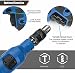 850W 230V Heavy Duty Electric Rotary Hammer Drill Impact Driver Bit Set 3000 RPM with Depth Gauge, Powerful Variable Speed Drill for Drilling Steel Masonry Concrete Wood