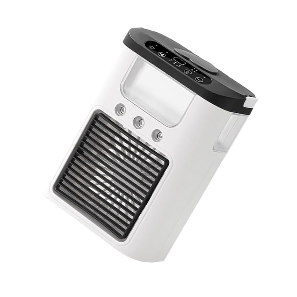 Ventilateur de refroidissement à air portable USB silencieux à 3 vitesses avec lumière LED