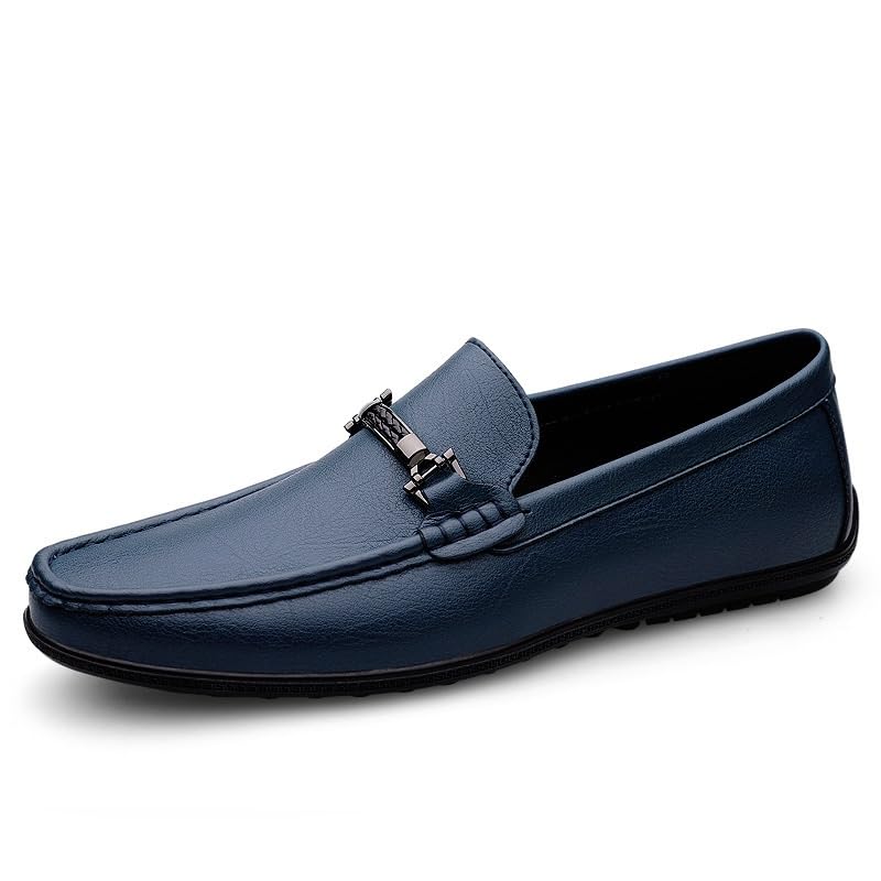 Men's Leather Dress Shoes Comfortable Lightweight Slip-On Loafers Business Casual Formal Office Shoes
