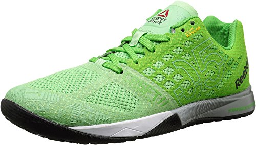 Reebok Women's Crossfit Nano 5.0 Training Shoe, Seafoam Green/Bright Green/White/Tin Grey/Black/Shark, 9 M US