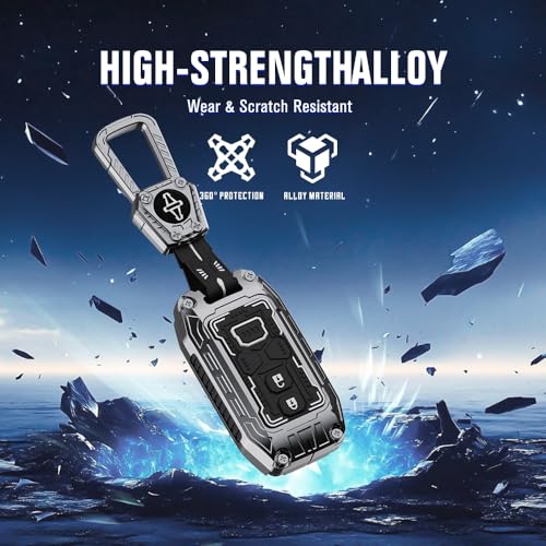 Image of Auto Thrill Premium Key Cover for Baleno, Grand Vitara, XL6, Swift, Brezza, Celerio, Ignis, Ertiga, Dzire, Fronx, Rumion, Glanza, Hyryder - 2 Button Smart Key