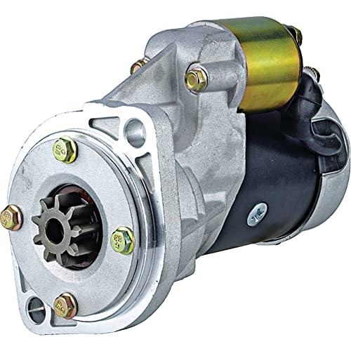 Démarreur 12V 9 dents pour moteur diesel et engins agricoles 3Kw gris