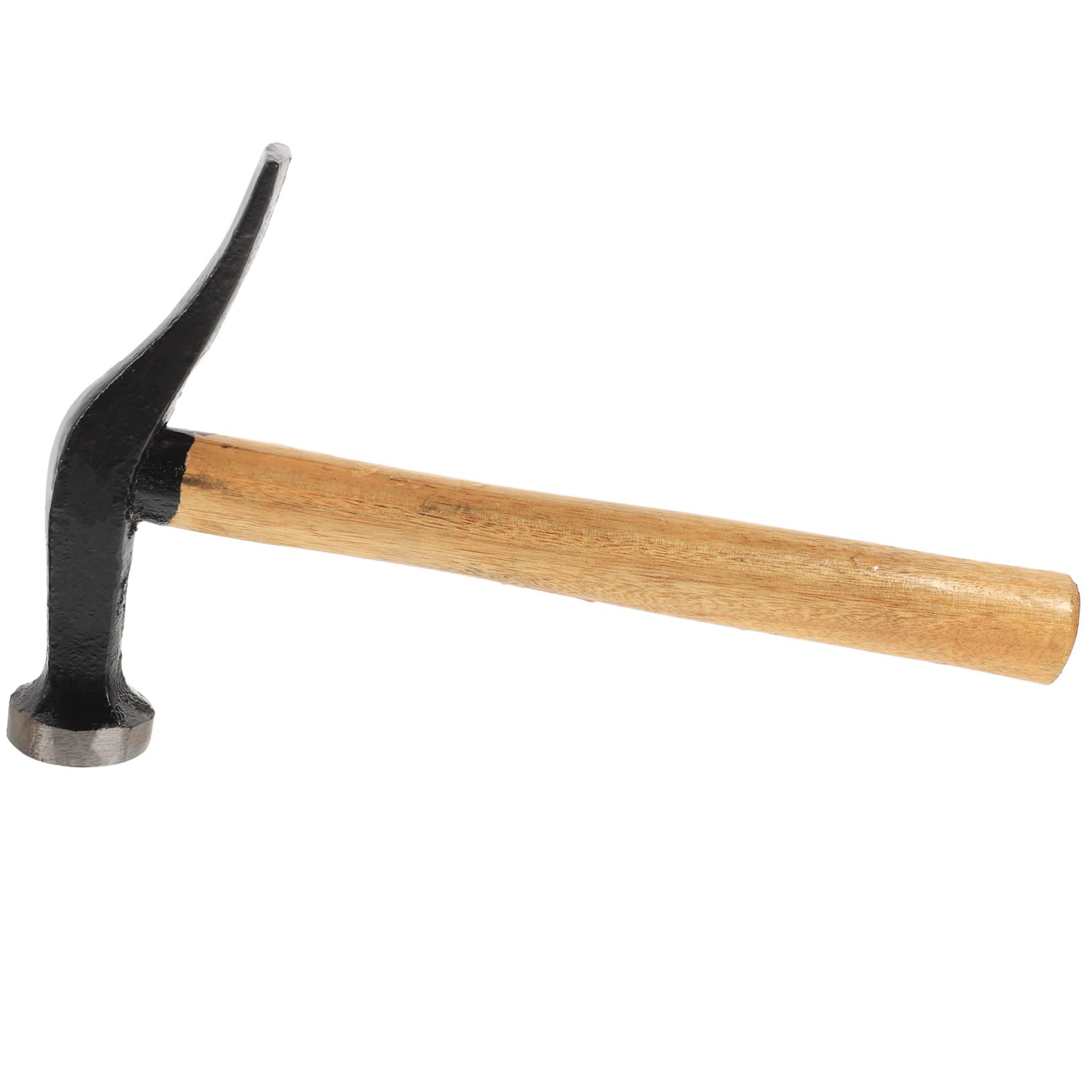 Mikikit Professional Hammer Small Hammer for Shoes Tack Nail Manual Tool Wooden Handle