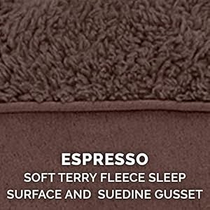 Furhaven-Replacement-Dog-Bed-Cover-Terry-Suede-Mattress-Machine-Washable-Espresso-Jumbo-X-Large - Cucciolini Doodles   Furhaven-Replacement-Dog-Bed-Cover-Terry-Suede-Mattress-Machine-Washable-Espresso-Jumbo-X-Large