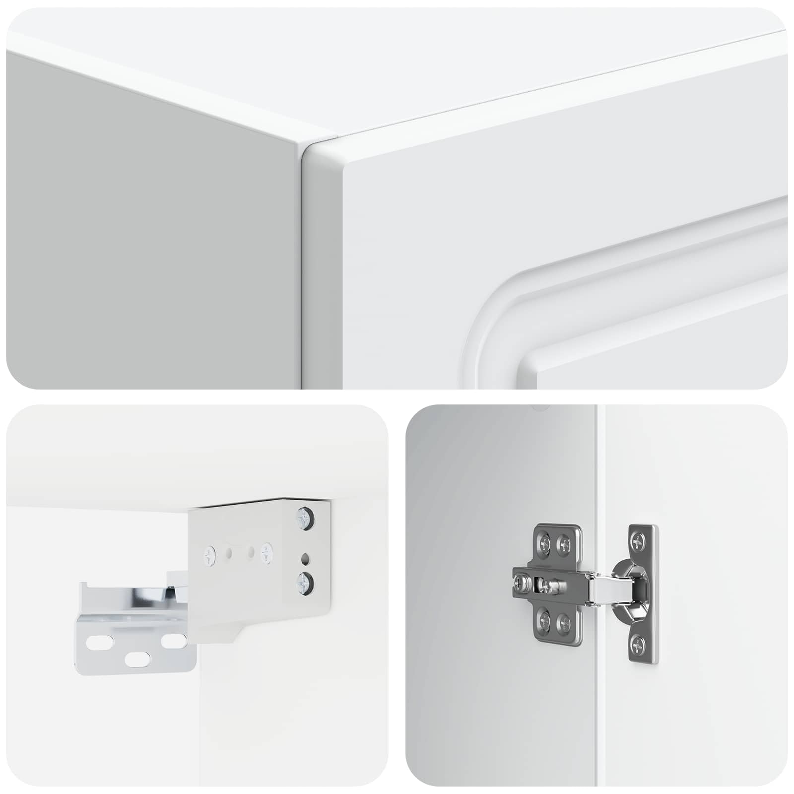 vidaXL Armoire Murale 33 x 34,5 x 90 cm Bois d'ingénierie Blanc