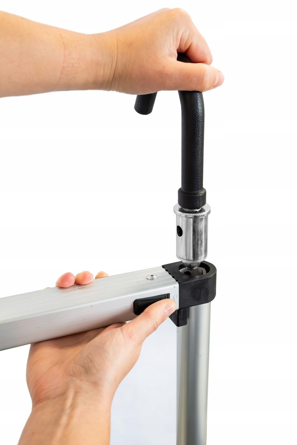 Drabest - Ganci per Scale da Tetto - Robusti Supporti in Acciaio e Alluminio - Compatibili con le Scale Drabest - Montaggio Facile e Veloce - 2 pezzi