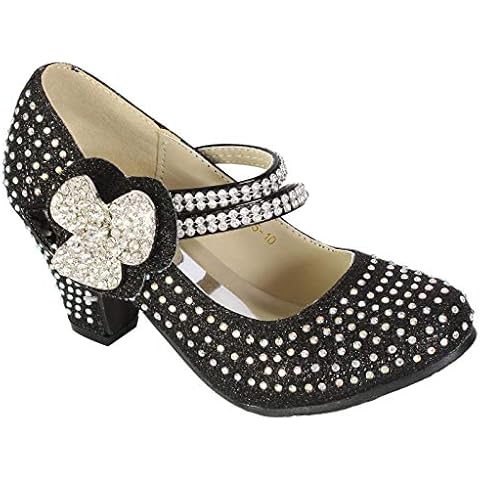 Inspire Me Girls Mid Heel Wedding Sandals Cover
