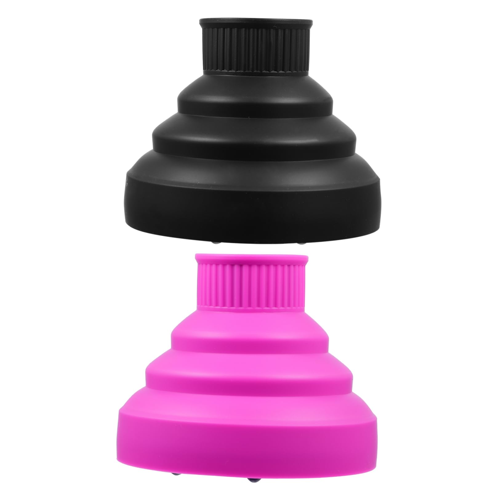 VICASKY Silicone Folding Hood for Hair Dryer Curl Diffuser Nozzle Foldable Hair Diffuser Heat Protecting Nozzle