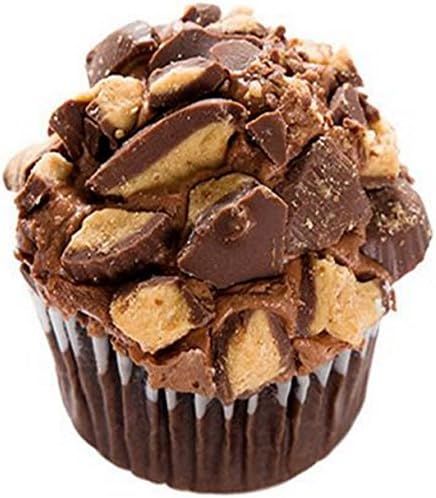 Peanut Butter Cupcakes - Dessert - Chocolate Cake Peanut Butter Cup Frosting- 12 Pack - Baked Fresh Day of Order