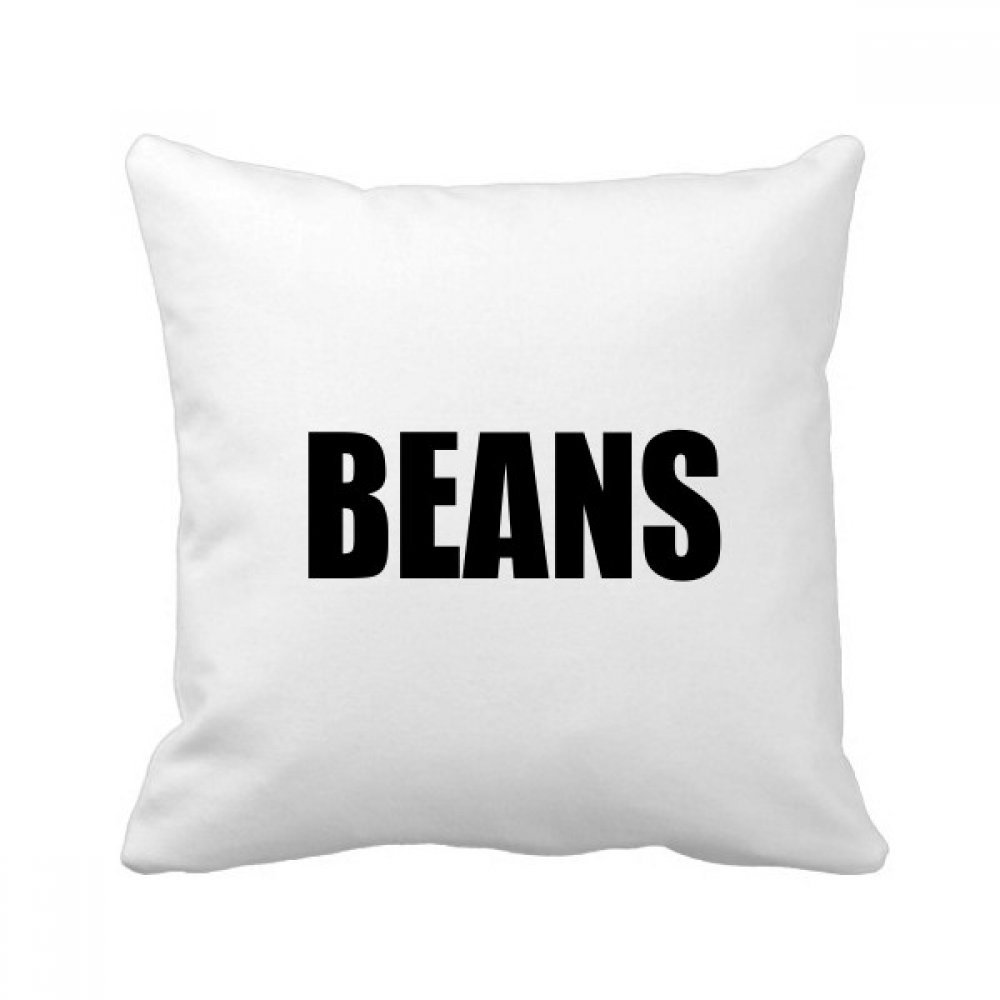 Coussin haricots multicolore 40x40 pour déco canapé chaleureuse