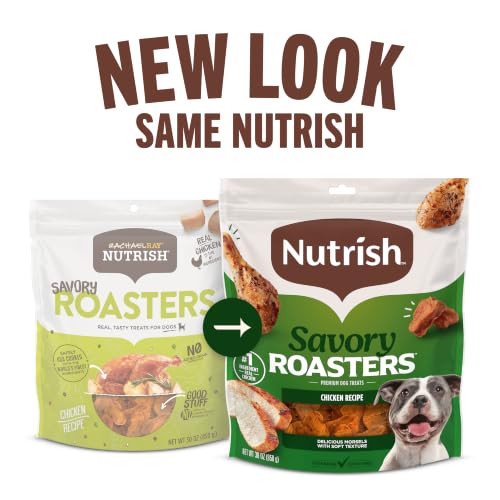 Image of Roasted Chicken, 12 oz. Bag : Rachael Ray Nutrish Real Meat Dog Treats