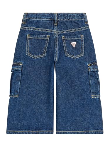 GUESS Girls' Denim Cargo Pants2