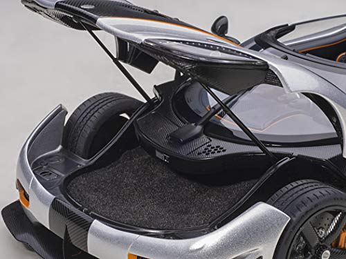 Auto Art Models Koenigsegg Agera RS 1/18 Plata Lunar miniatura 4