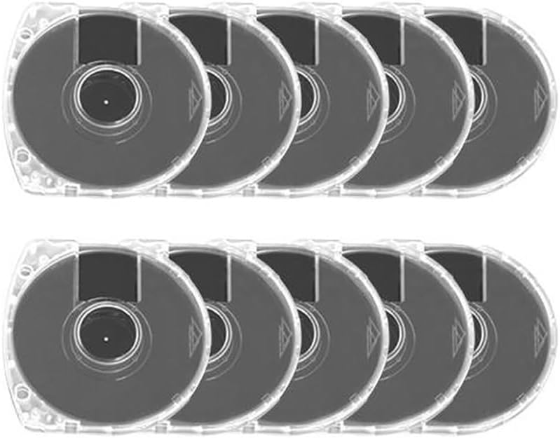 Meijunter Junsi 10Pcs Replacement Umd Game Discs Shell Clear Storage Case Compatible With Sony PSP 1000/PSP 2000/PSP 3000 UMD
