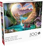 Buffalo Games Loving This View 500-Piece Jigsaw Puzzle - Multicolor, 21.25 x 15 in, Pack of 1 - Relaxing Puzzles for Adults - Full Color Reference Poster - Family Game Night
