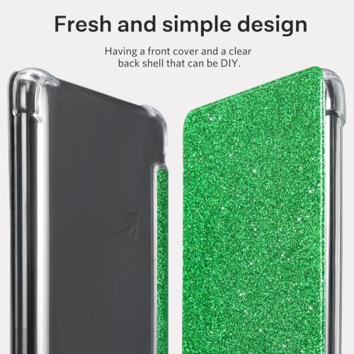 Image of CoBak Case for 7 inch Ereader - New PU Leather Cover and Clear Soft Silicone Back Cover with Auto Sleep Wake Feature