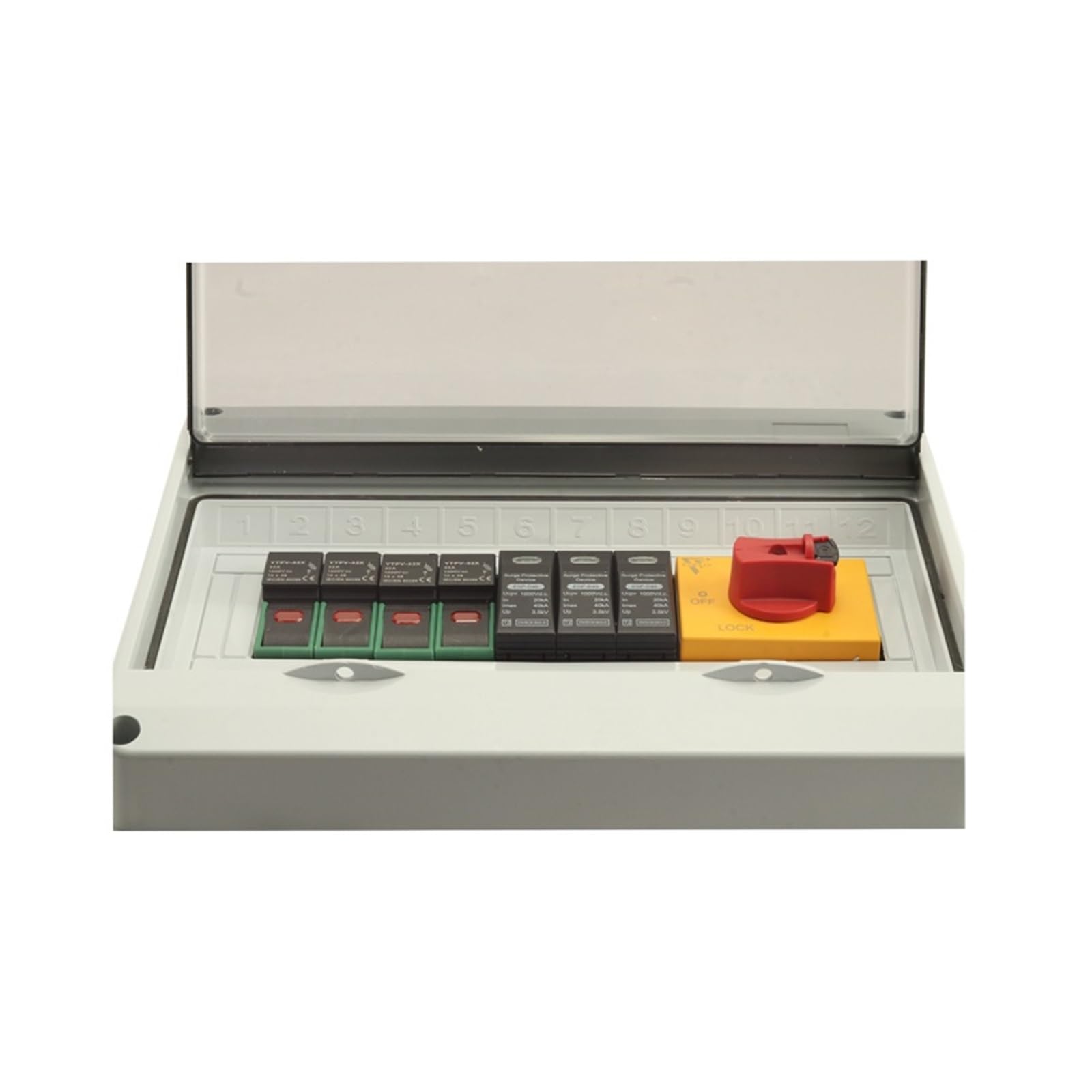 RWRAPS Scatola combinatrice DC Impermeabile for Esterni 2 Stringhe 2 ingressi 1 Uscita 1000 V IP65 PV Protezione Contro Le sovratensioni solari