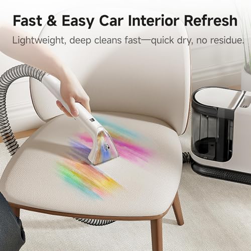 Image of Uwant Carpet Cleaner Machine with Powerful Suction for Pets with Cleaning Tools& Solution Carpet Steam Cleaner for Cars,Couch,Furniture Set of 1