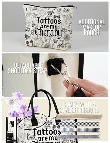 Bolso Tote para Artistas de Tatuajes para Mujeres miniatura 3