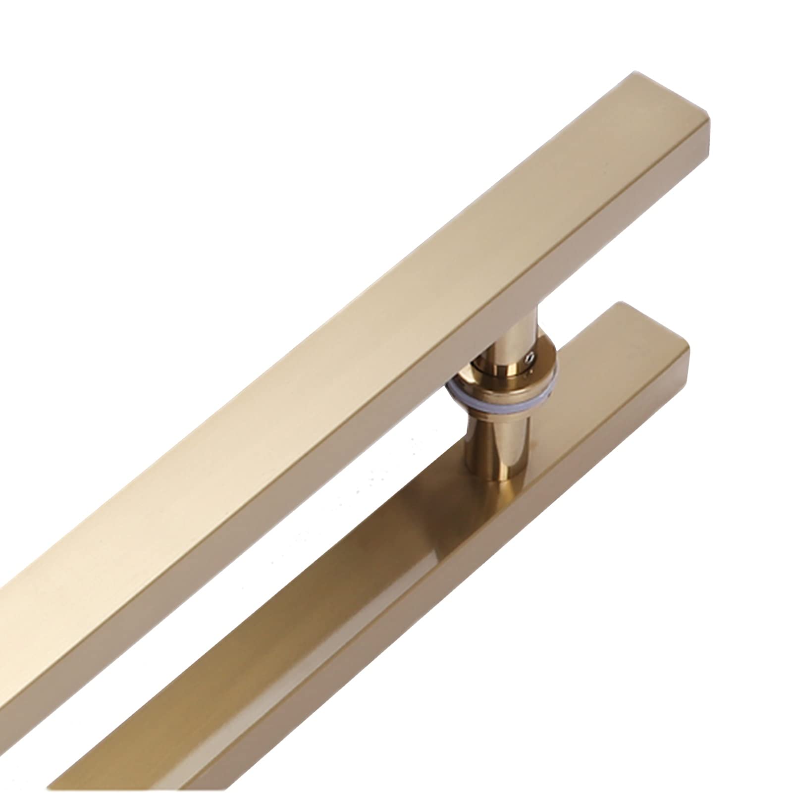 Sliding Barn Door Handle Gold Square Sliding Barn Door Handle for Front Door,Push Pull Door Handles for Glass Door,Hotel Office Building Door Hardware (Size : 120cm Length|80cm Cto