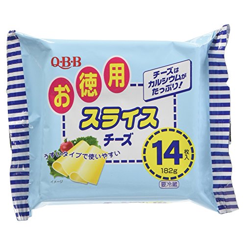 QBB(キュービービー) 徳用スライスチーズ 14枚入りのサムネイル