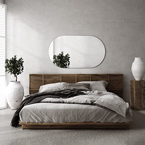 Miroir suspendu 46x80 cm pour agrandir une petite chambre encombrée