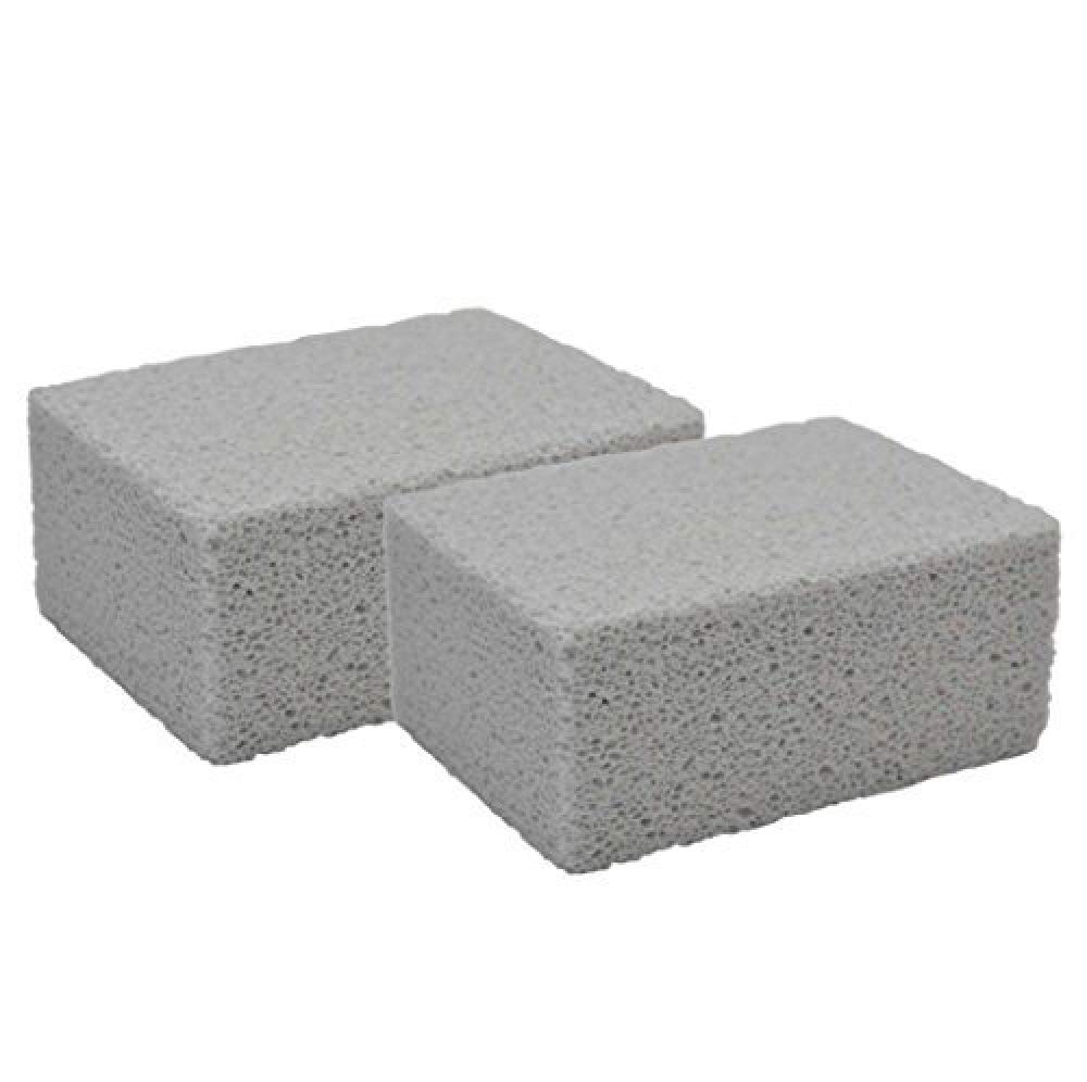 Pumice Stone Grill Block for Cleaning Grills or Griddles (2 Pack)