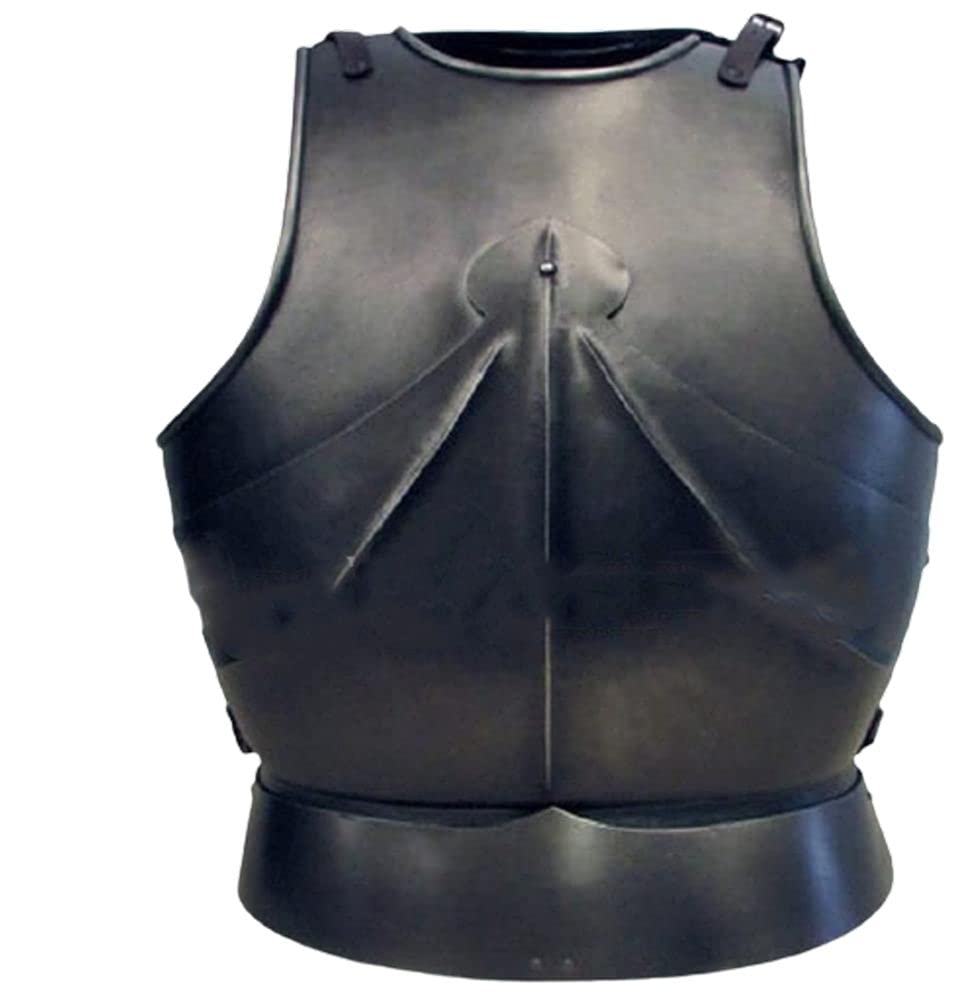 Medieval Steel Knight Pauldron Shoulder Armor LARP Pair Halloween Costume