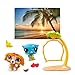 Bandai Littlest Pet Shop Petfluencer Sunset Pals Petfluencer Set Contains 2 LPS Mini Pet Toys 4 Accessories 1 Backdrop 1 Collector Card and 1 Virtual Code Collectable Toys for Girls and Boys