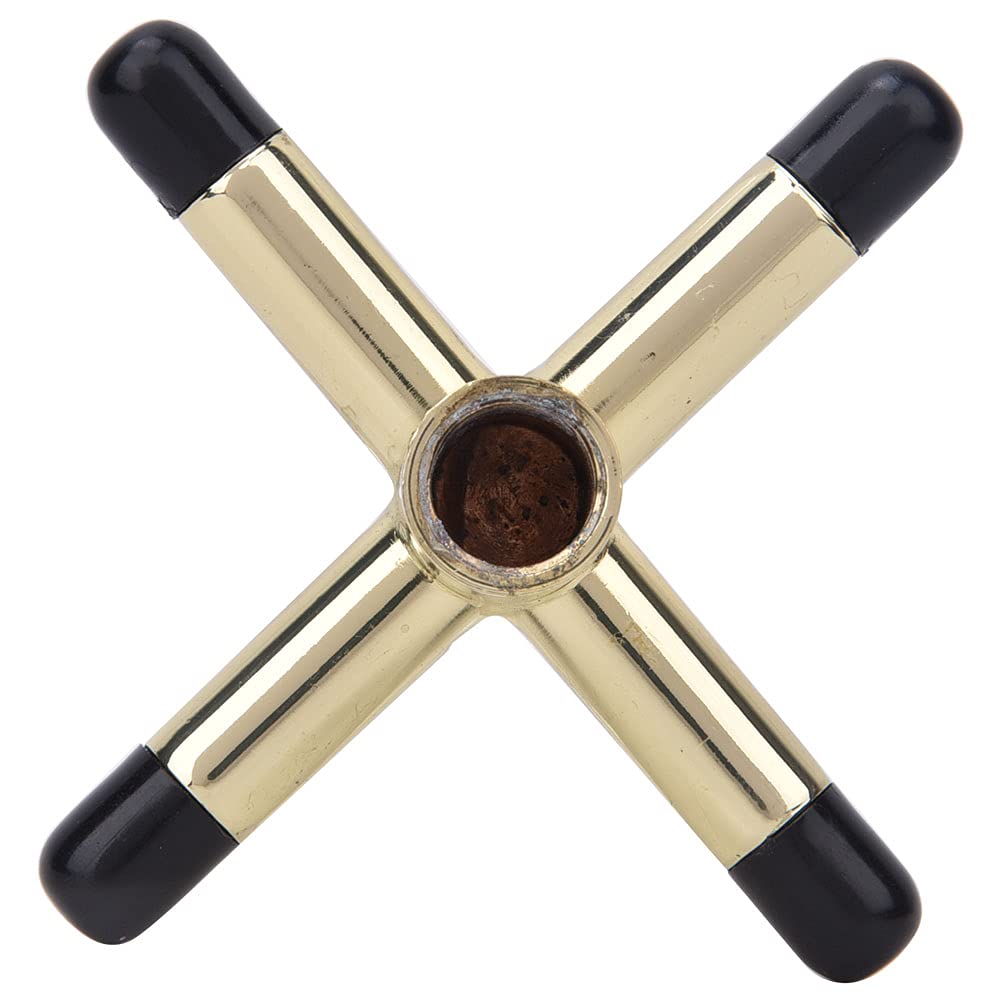 VGEBY Testa del Ponte da Biliardo, Accessorio per Stecca da Biliardo con Placcatura in Metallo e Rame, Design Durevole Maggiore stabilità, Perfetta per i Giocatori di